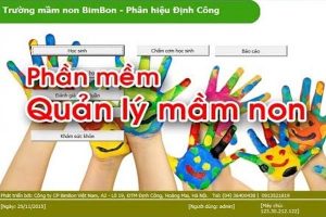 phần mềm quản lý mầm non bimbom