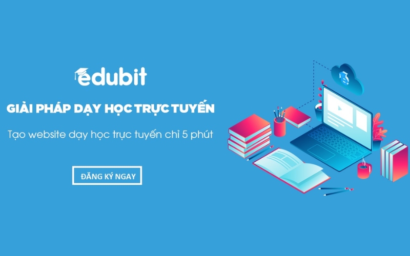 nền tảng thiết kế website bán khóa học Edubit